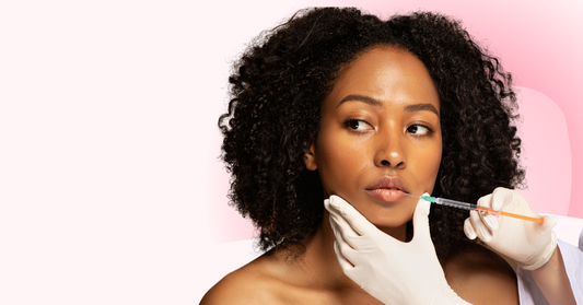 woman getting lip filler