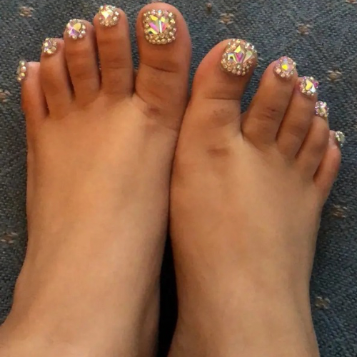 10-Piece Bling Toe Nails